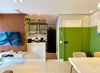 Apartamento com 2 Quartos para alugar, 63m² no Marapé, Santos