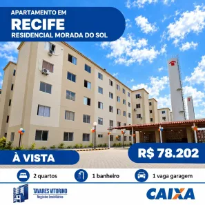 Apartamento com 2 Quartos à venda, 41m² no Guabiraba, Recife