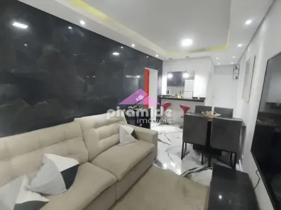 Apartamento com 2 Quartos para alugar, 48m² no Balneário Copacabana, Caraguatatuba