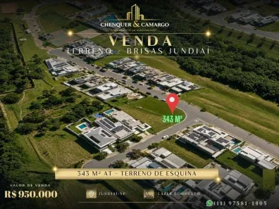Lote/Terreno à venda, 343m² no Jardim Novo Mundo, Jundiaí