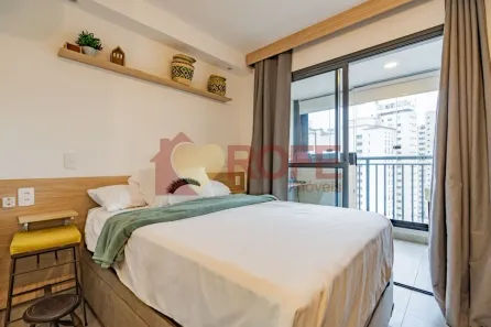 Apartamento com 1 Quarto à venda, 22m² no Cidade Monções, São Paulo