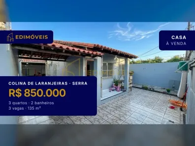 Casa com 3 Quartos à venda, 135m² no Colina de Laranjeiras, Serra
