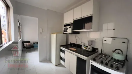Apartamento com 1 Quarto para alugar, 50m² no Aviação, Praia Grande