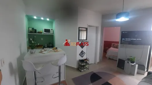 Flat com 1 Quarto para alugar, 33m² no Indianópolis, São Paulo