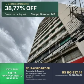 Ponto Comercial com 1 Quarto à venda, 58m² no Centro, Campo Grande
