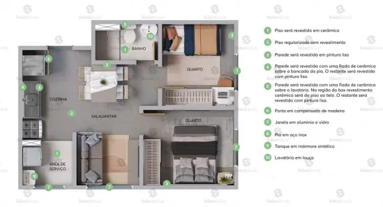 Apartamento com 2 Quartos à venda, 33m² no Vila Carmosina, São Paulo