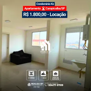 Apartamento com 2 Quartos para alugar, 40m² no Vila da Oportunidade, Carapicuíba