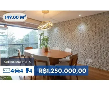 Apartamento com 4 Quartos à venda, 149m² no Jardim Peri Peri, São Paulo