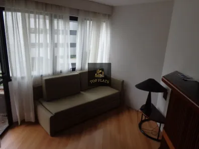 Flat com 1 Quarto para alugar, 50m² no Cidade Monções, São Paulo