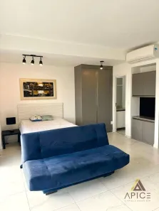 Apartamento com 1 Quarto para alugar, 51m² no Gonzaga, Santos