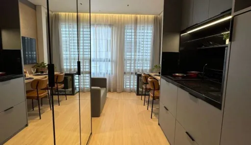 Apartamento com 1 Quarto para alugar, 26m² no Pinheiros, São Paulo