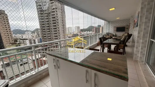Apartamento com 3 Quartos à venda, 117m² no Vila Alzira, Guarujá