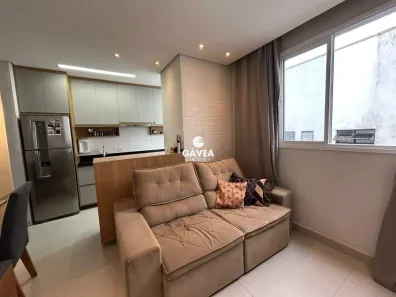 Apartamento com 2 Quartos à venda, 42m² no Vila Margarida, São Vicente