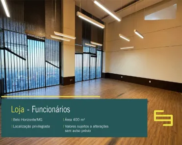 Ponto Comercial para alugar, 400m² no Funcionários, Belo Horizonte