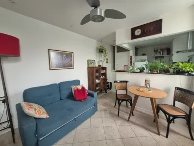 Apartamento com 1 Quarto à venda, 39m² no Humaitá, Rio de Janeiro