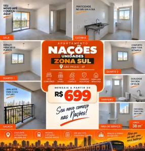 Apartamento com 2 Quartos à venda, 40m² no Jardim Promissão, São Paulo