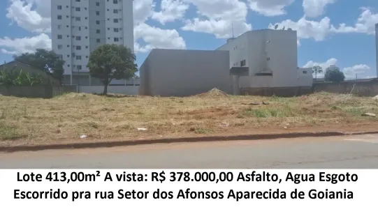 Lote/Terreno à venda, 413m² no Setor dos Afonsos, Aparecida de Goiânia