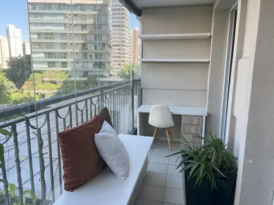 Apartamento com 1 Quarto para alugar, 49m² no Vila Nova Conceição, São Paulo