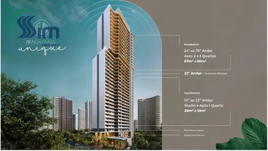 Apartamento com 1 Quarto à venda, 39m² no Aldeota, Fortaleza