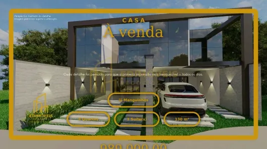Casa com 3 Quartos à venda, 130m² no Manguinhos, Serra
