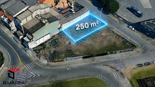 Lote/Terreno à venda, 250m² no Jardim Las Vegas, Santo André