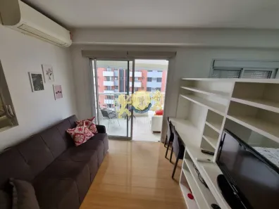 Flat com 1 Quarto para alugar, 45m² no Cidade Monções, São Paulo