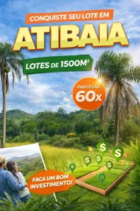 Lote/Terreno à venda, 1500m² no Tanque, Atibaia
