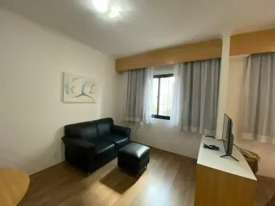 Flat com 1 Quarto para alugar, 35m² no Moema, São Paulo