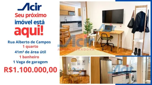 Apartamento com 1 Quarto à venda, 40m² no Ipanema, Rio de Janeiro
