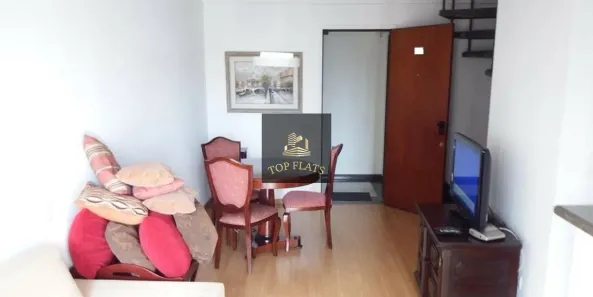 Flat com 1 Quarto para alugar, 52m² no Moema, São Paulo
