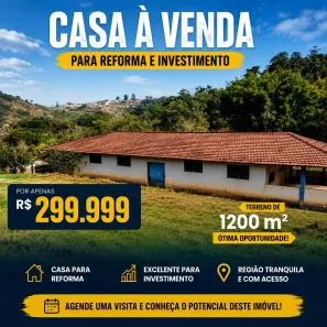 Casa com 3 Quartos à venda, 1200m² no Águas de Igaratá, Igaratá
