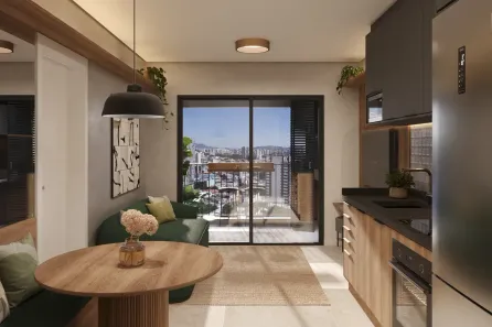 Apartamento com 1 Quarto à venda, 35m² no Vila Romana, São Paulo
