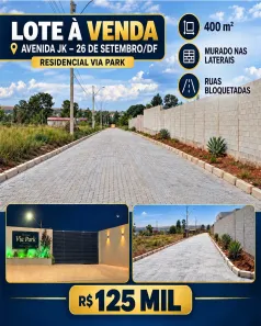 Lote/Terreno à venda, 400m² no Setor Habitacional Vicente Pires, Brasília