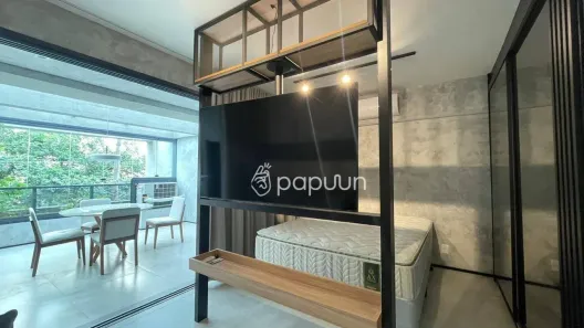 Apartamento com 1 Quarto para alugar, 42m² no Indianópolis, São Paulo