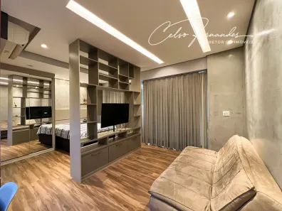 Apartamento com 1 Quarto para alugar, 45m² no José Menino, Santos