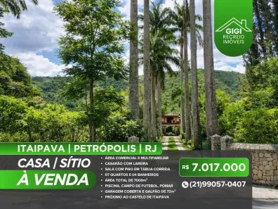 Fazenda/Sítio com 6 Quartos à venda, 7000m² no Itaipava, Petrópolis
