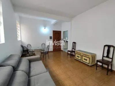 Apartamento com 3 Quartos para alugar, 90m² no Gonzaga, Santos