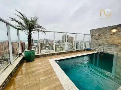 Cobertura com 3 Quartos à venda, 179m² no Guilhermina, Praia Grande