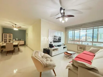 Apartamento com 3 Quartos à venda, 146m² no Embaré, Santos