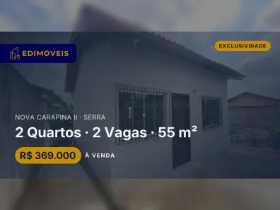Casa com 2 Quartos à venda, 55m² no Nova Carapina II, Serra