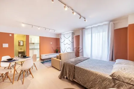 Apartamento com 1 Quarto para alugar, 31m² no Centro, Curitiba