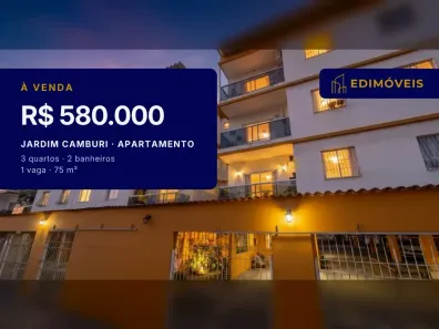 Apartamento com 3 Quartos à venda, 75m² no Jardim Camburi, Vitória
