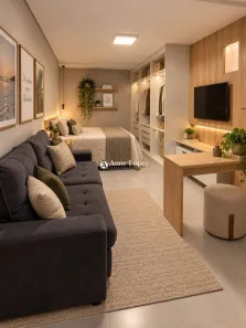 Apartamento com 1 Quarto à venda, 25m² no Vila Mathias, Santos