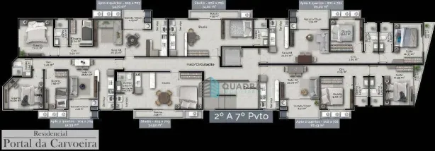 Apartamento à venda, 35m² no Carvoeira, Florianópolis