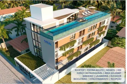 Flat com 1 Quarto à venda, 22m² no Porto de Galinhas, Ipojuca