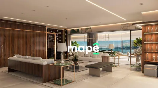 Apartamento com 4 Quartos à venda, 501m² no Ponta da Praia, Santos