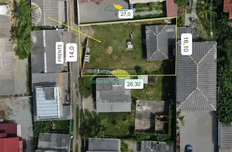 Lote/Terreno com 1 Quarto à venda, 400m² no Morro das Pedras, Florianópolis