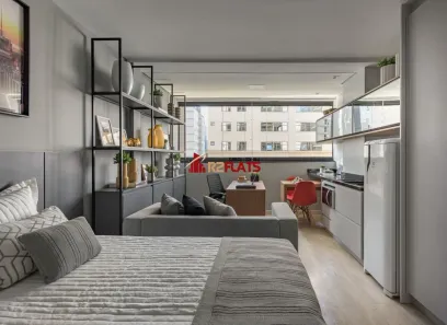 Flat com 1 Quarto para alugar, 30m² no Vila Olímpia, São Paulo