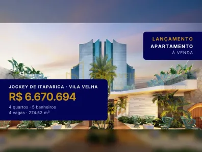 Apartamento com 4 Quartos à venda, 274m² no Jockey de Itaparica, Vila Velha