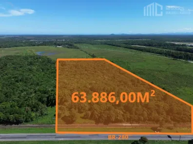 Lote/Terreno à venda, 63886m² no Linguado, Balneário Barra do Sul
